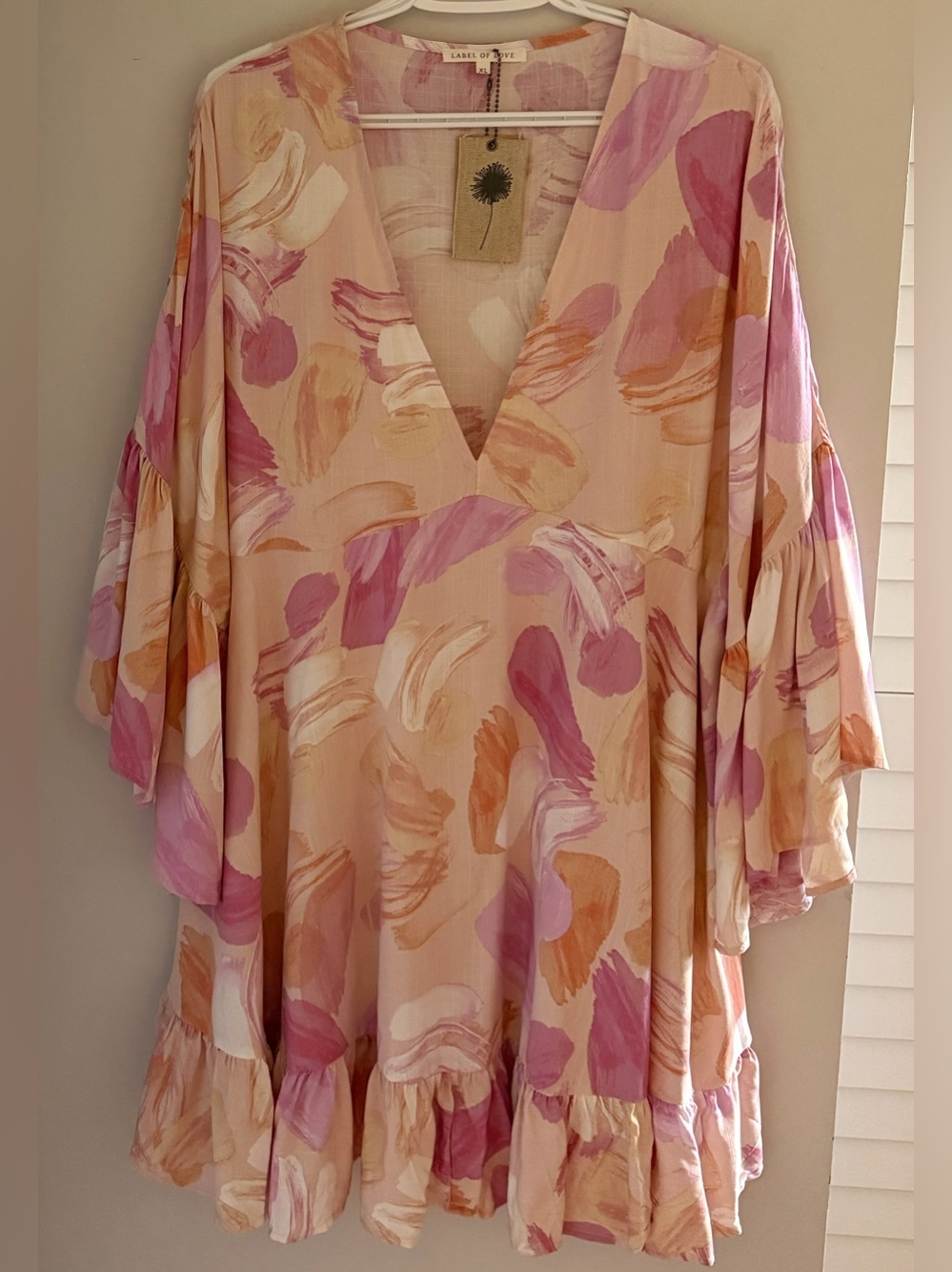 NWT Label of Love Boho Mini Dress XL